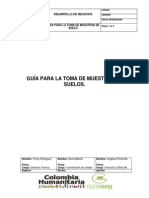 Guia para La Toma de Muestras de Suelos Corpoica-Fedegan