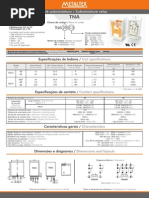 Rele eletromecânico TNA Metaltex