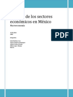 Análisis de los sectores económicos en México
