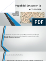 Papel Del Estado en La Economía