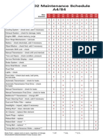 Audi 2002 Maintenance Schedule