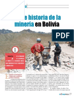 Breve Historia de La Mineria en Bolivia Mineria