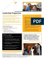 Leadership Programme: What's in It For You?
