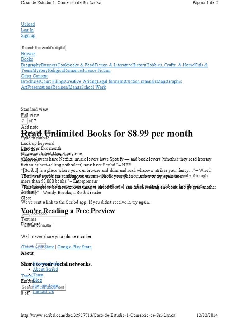 Read Unlimited Books For $8.99 Per Month: You're Reading A Free Preview | PDF | Social Science