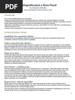 Bibliografia área fiscal - Alexandre Meirelles - fev 2014