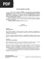 Statutul Auditorilor de Justitie Completat Prin Hot. Nr. 26-2013