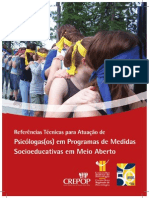 Referência técnica para psicólogos em medidas socioeducativas
