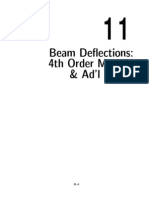 Beam Deflection 4th Order Method