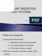 Modeling Predator Prey Systems Fin