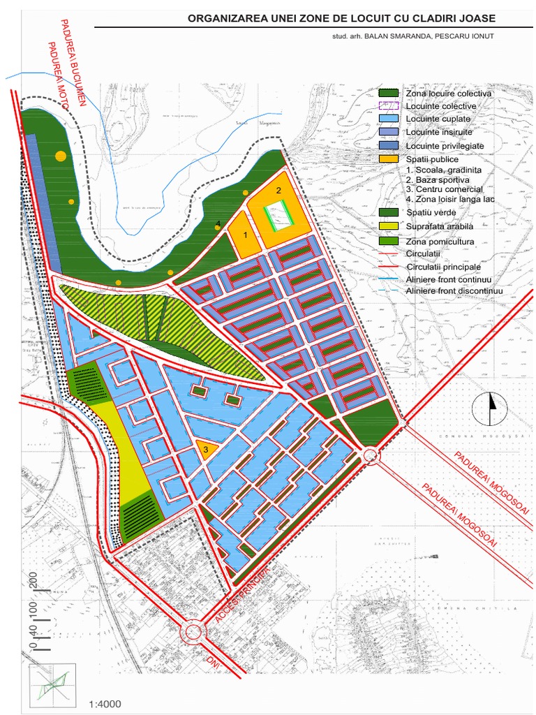Organizarea Zonei de Locuit Mogoșoaia | PDF