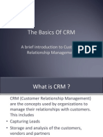 The Basics of CRM: A Brief Introduction To Customer Relationship Management