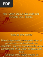 Bocas - Historia de La Iglesia en Bocas Del Toro