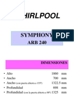 Whirlpool Symphony ARB 240 especificaciones