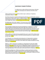 Biomechanics Sample Problems