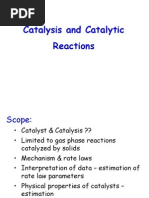 Catalysis and Catalytic Reactions