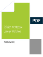 Solution Architecture Concept Workshop