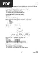 Kertas Soalan PPT KHB ERT Tingkatan 1