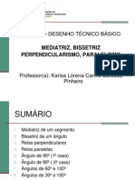 Aula 5 - Mediatriz - Bissetriz - Perpendicularismo - Paralelismo