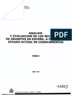 Evaluación de Los Recursos de Granito I