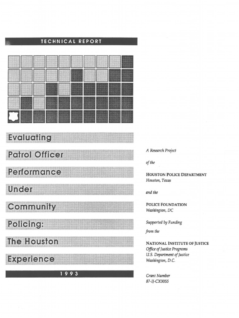 Wycoff, M. A., Et. Al. - Evaluating Patrol Officer Performance Under ...