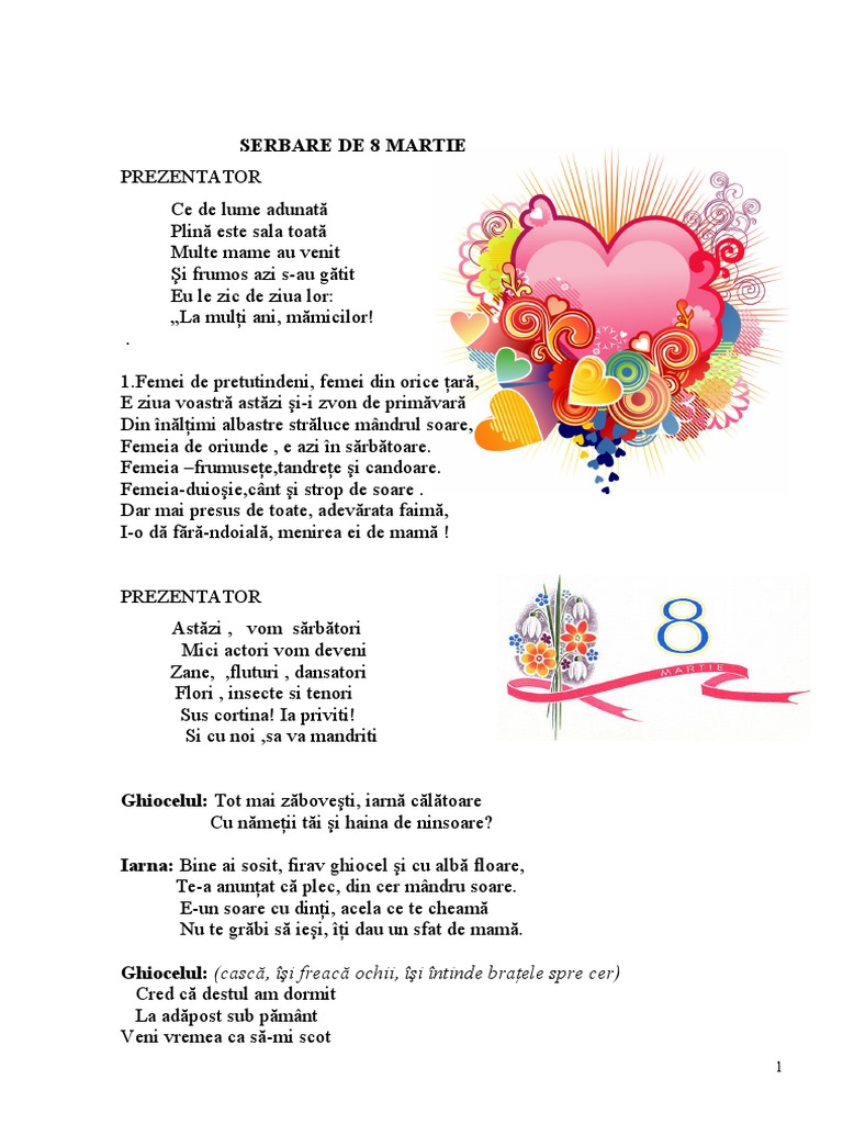 Serbare De 8 Martie