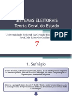 Sistemas Eleitorais