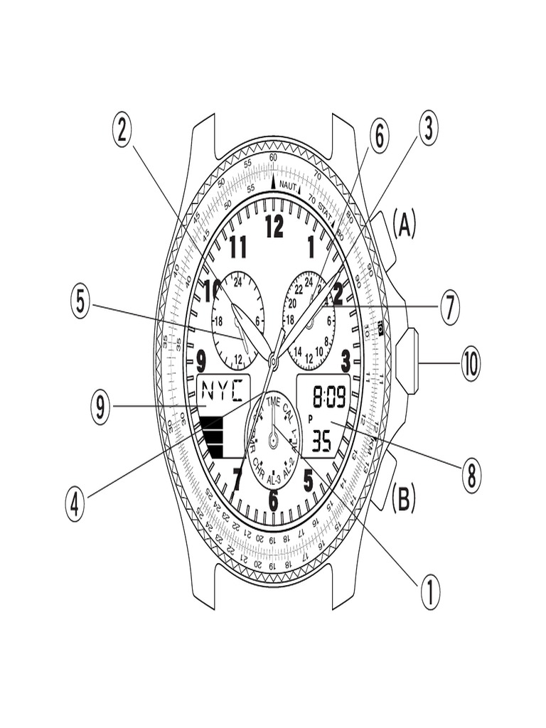 Citizen Skyhawk EcoDrive Jr3 Manual Download Free PDF Watch