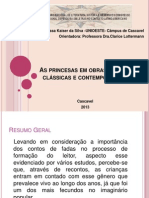 As princesas nos contos clássicos e contemporâneos