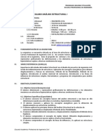 Silabo Analisis Estructural I - Ucv - Ist - Cajam.