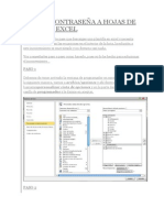 Quitar Contraseña A Hojas de Calculo Excel