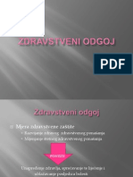 ZDRAVSTVENI ODGOJ