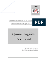 Química Inorgânica Experimental - Síntese e Caracterização de Complexos de Níquel e Cobalto