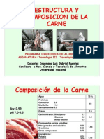 Estructura y Composicion de La Carne PDF