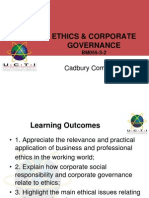 Cadbury Report Ethics & Corporate Governance