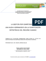 La Gestion Por Competencias PDF