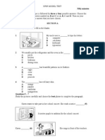 Model Test Upsr 1'