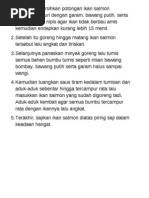 Download cara masak ikan salmon saus tiramdoc by Destama Nur P SN206857084 doc pdf