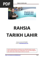 Rahsia Tarikh Lahir