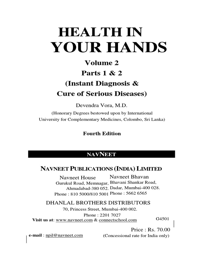 Health in Your Hands by Devendra Vora, M.D. | PDF | Hiv/Aids ...