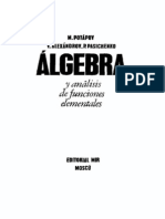 Algebra y Analisis de Funciones Elementales