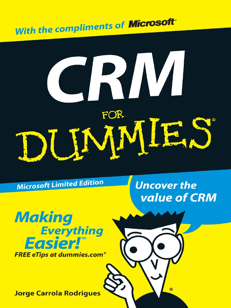 CRM For Dummies PDF Customer Relationship Management Sales