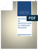 Metodologia de Investigacion en Derechos Humanos