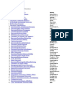 Malaysia Ranking University 2013-2014