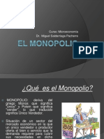 EL MONOPOLIO (Diapositivas)