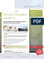 Information Security Managers’ Academy