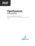 OptiSystem Getting Started