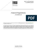 General Regulations: DNV GL Rules For Classification