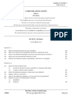Computer Applications (ICSE) Sample Paper 7