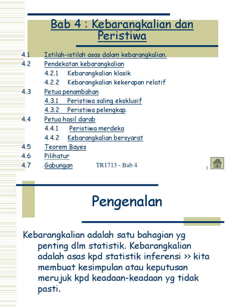 Bab Kebarangkalian Pdf