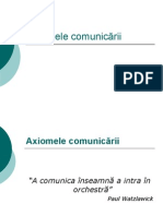 Axiomele comunicării